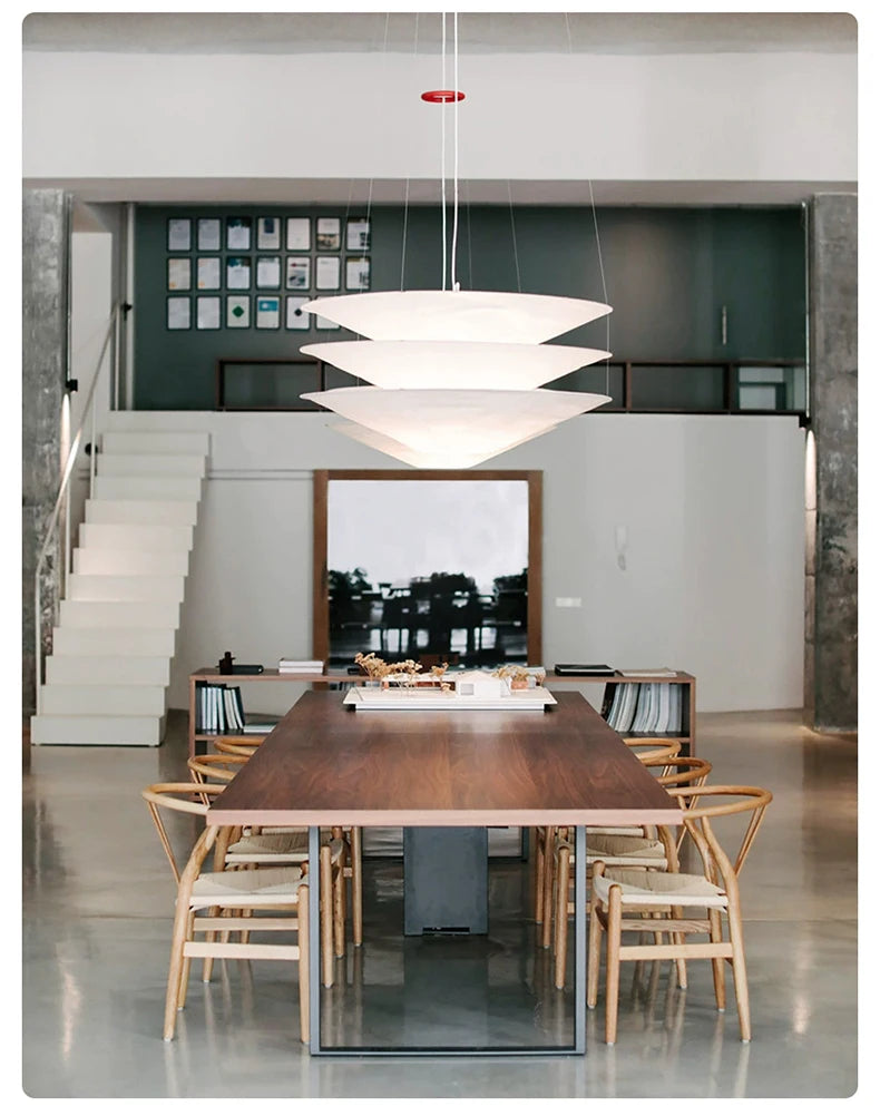 Wabi-Sabi Fabric Pendant Chandelier