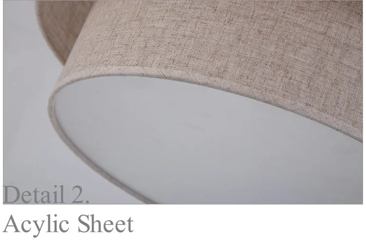 Minimalist Fabric Pendant Lamp