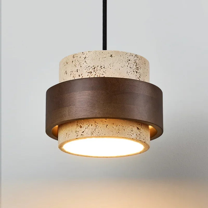Japanese Stone Pendant Chandelier