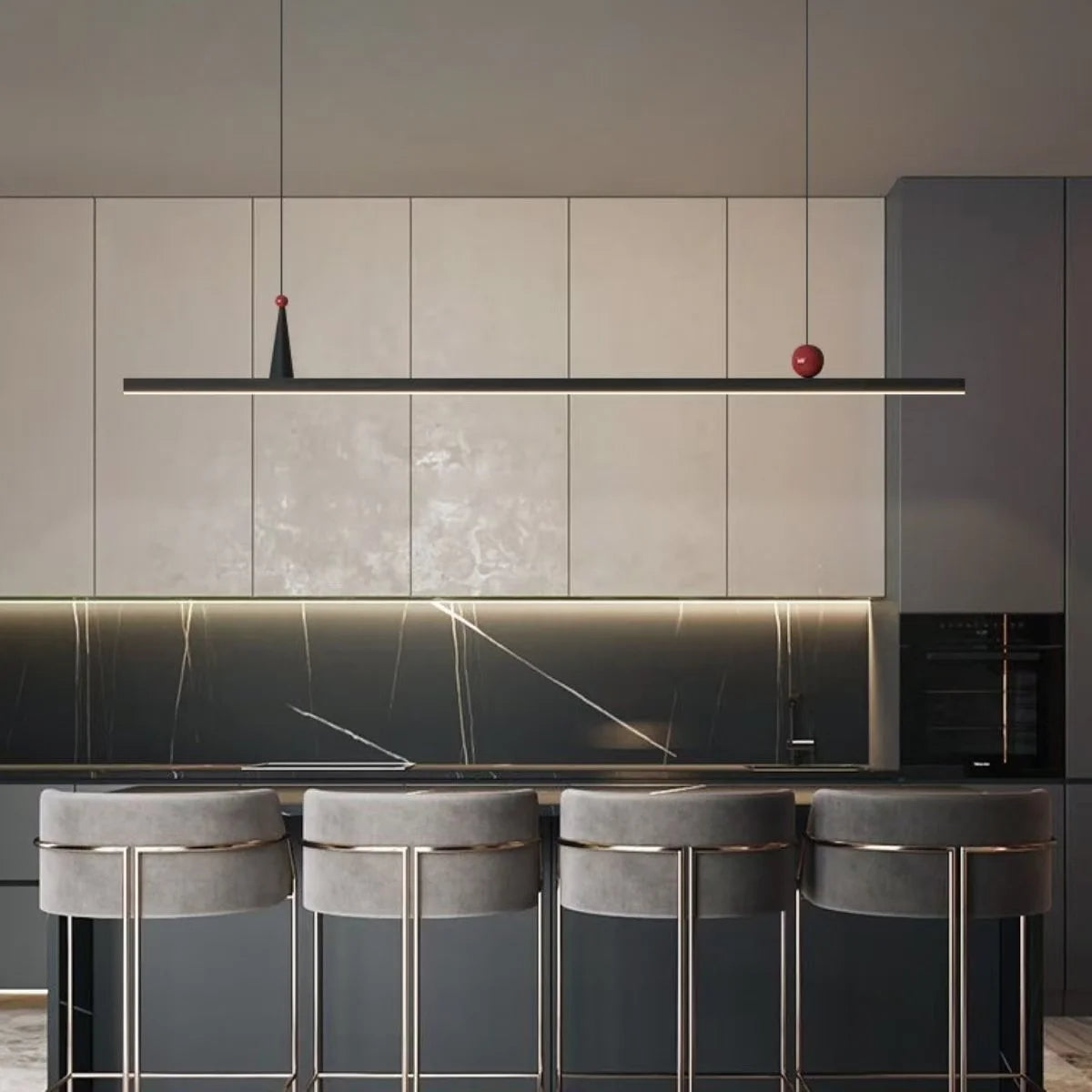Minimalist Linear Pendant Light