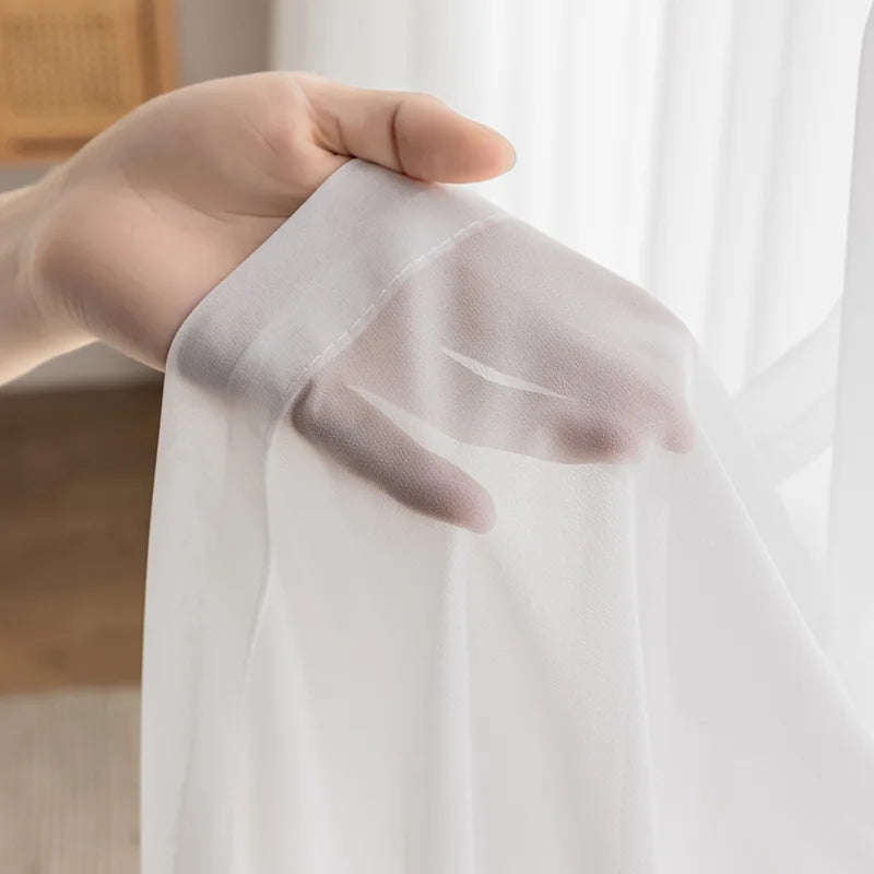 Modern Cotton-Linen Blackout Curtains