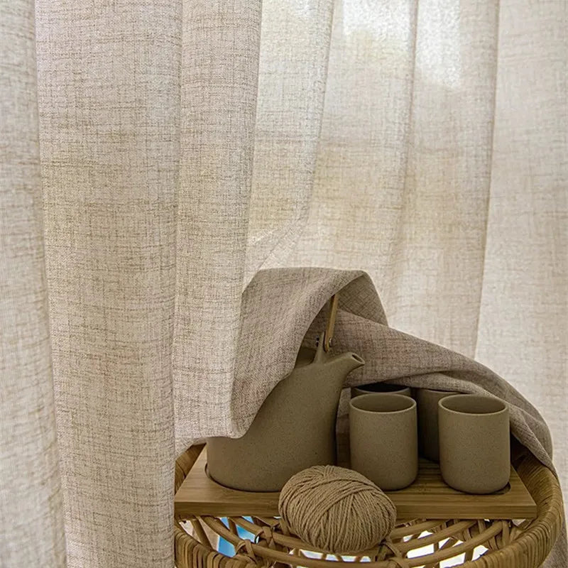 Modern Tulle Sheer Curtains