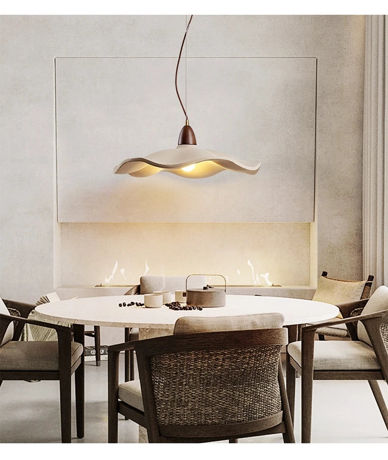 Wabi-Sabi Wood Pendant Chandelier