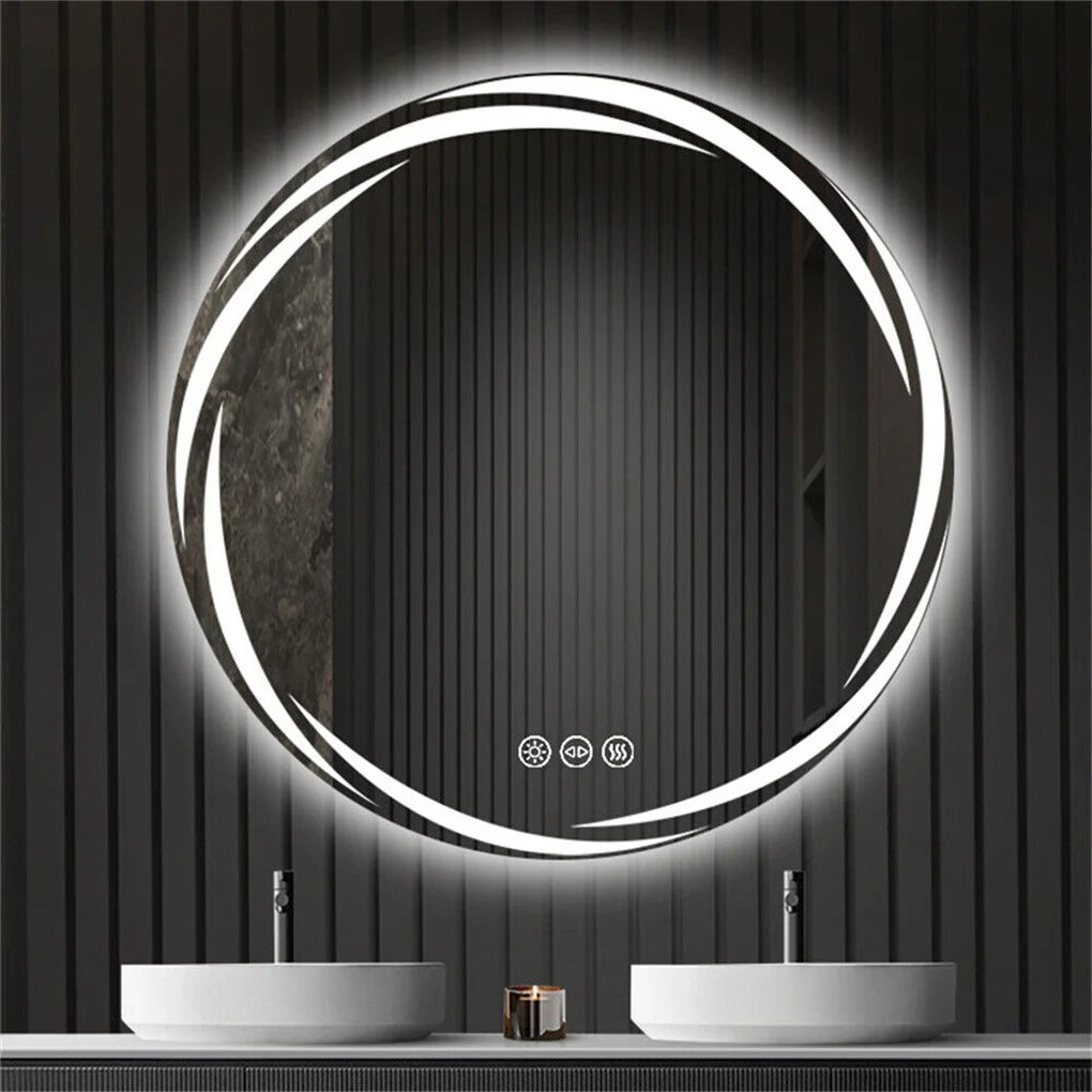 Round Backlit LED Mirror