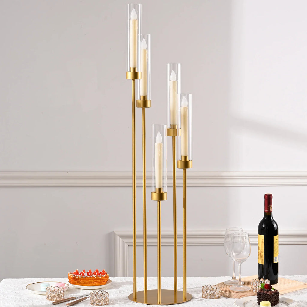 Gold Floor Candelabra