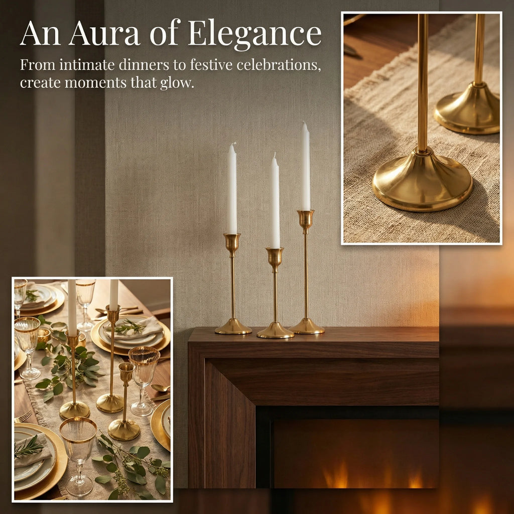 Brass Candlestick (36-Piece Set)