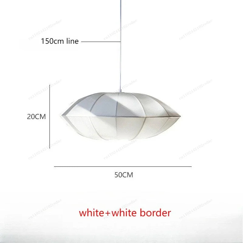 Wabi-Sabi Fabric Pendant Chandelier