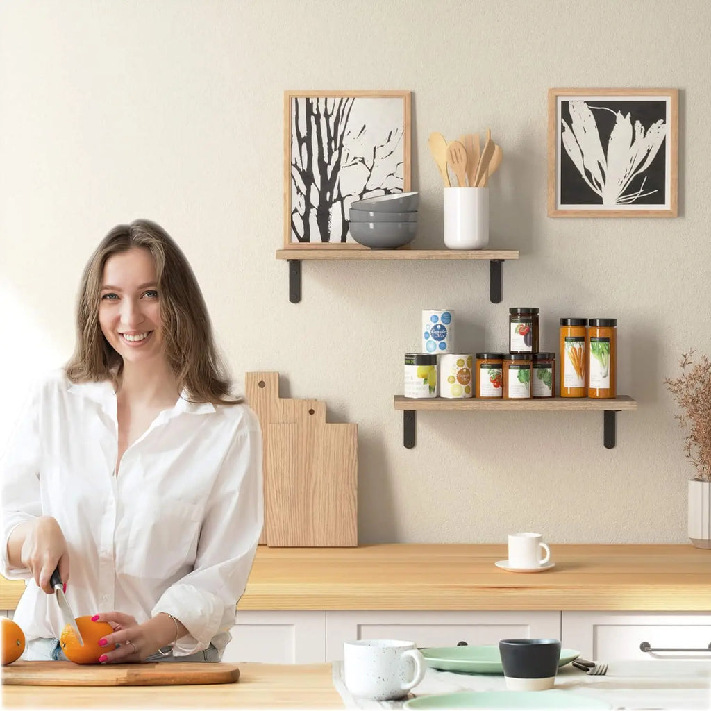Floating Wall Shelf Set