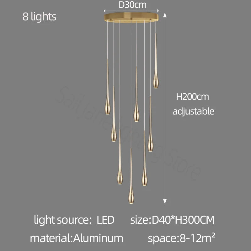 Minimalist Pendant Chandelier