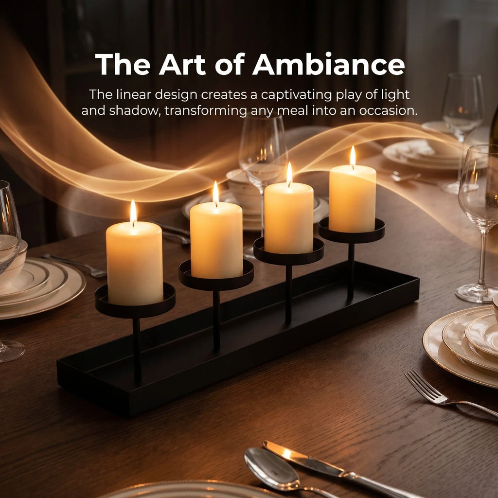 Farmhouse Metal Candelabra