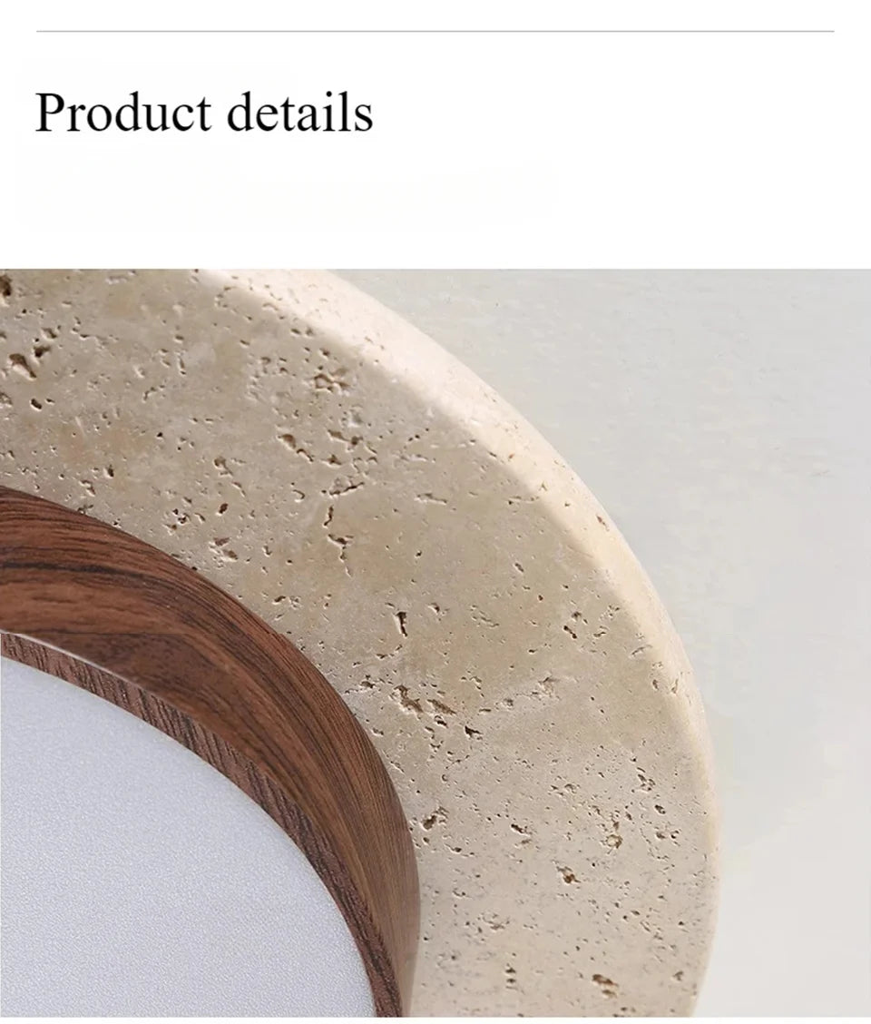 Wabi-Sabi Stone Ceiling Light