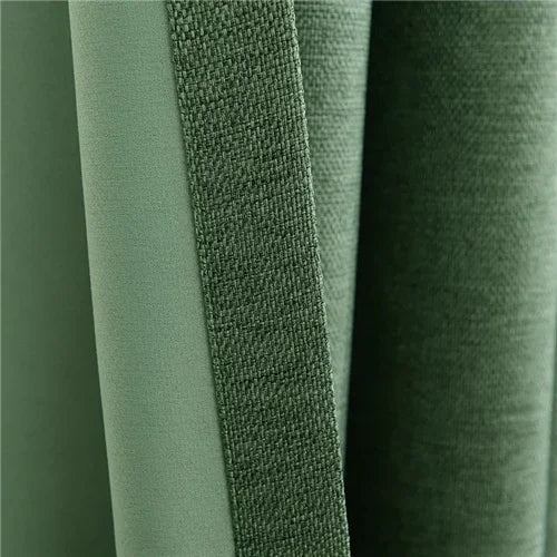 Modern Cotton-Linen Blackout Curtains, 310cm