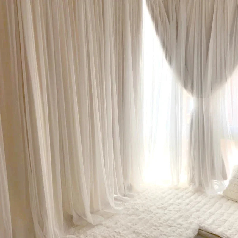 Modern Gauze Blackout Curtains