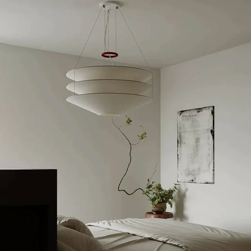 Wabi-Sabi Fabric Pendant Chandelier