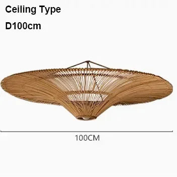 Wabi-Sabi Rattan Pendant Lamp