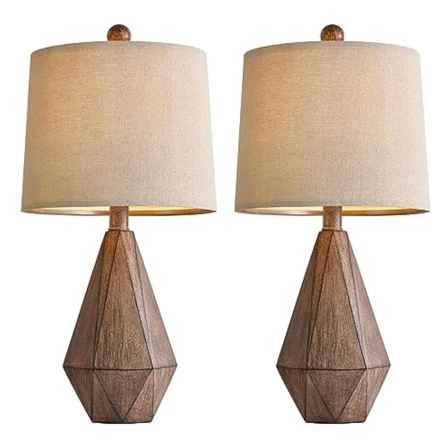 Farmhouse Table Lamp, Set of 2