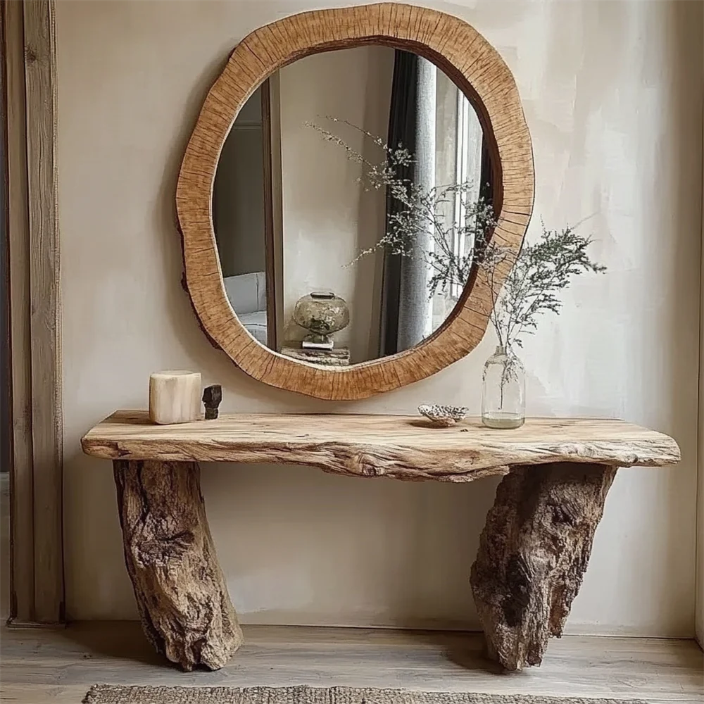 Irregular Magnifying Vanity Mirror