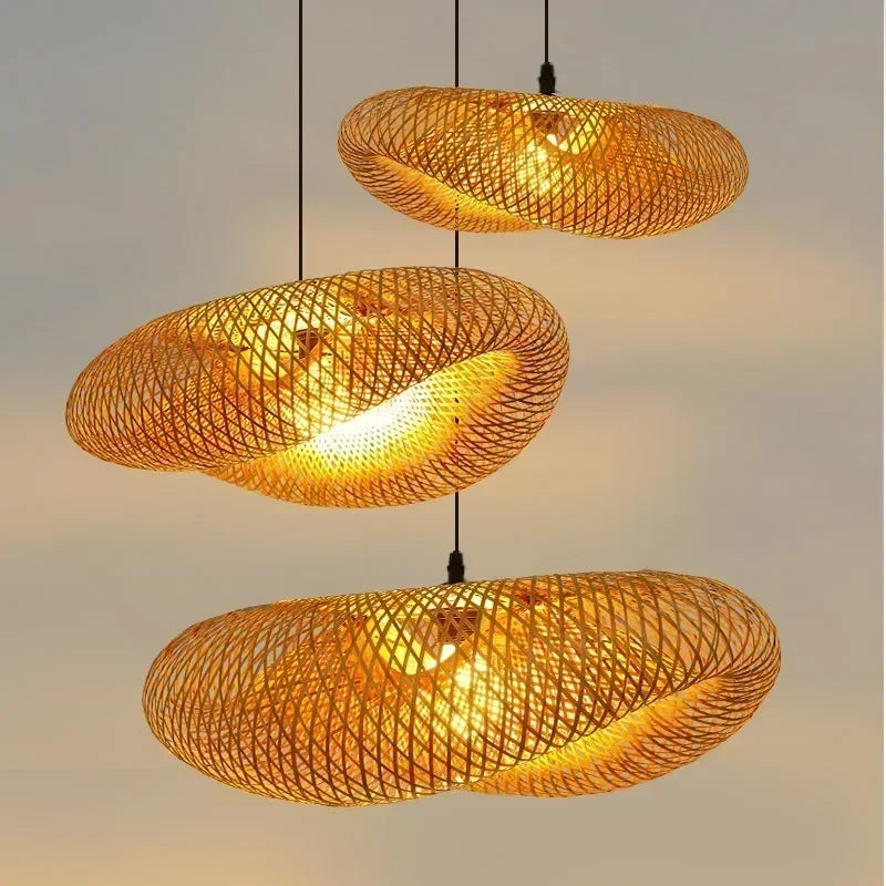 Rattan Pendant Chandelier