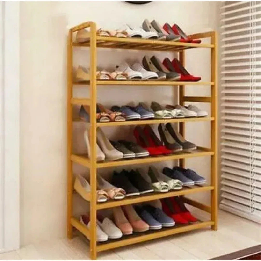Bamboo Shoe Rack