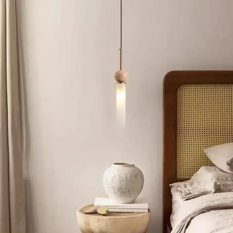 Wabi-Sabi Stone Pendant Chandelier