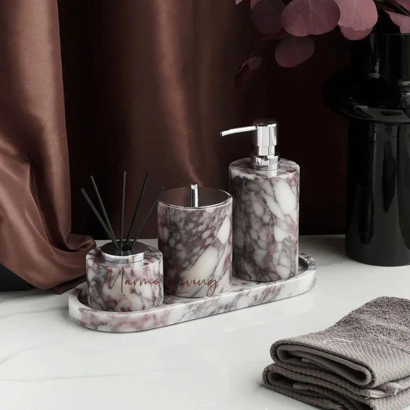 Calacatta Viola Bath Set
