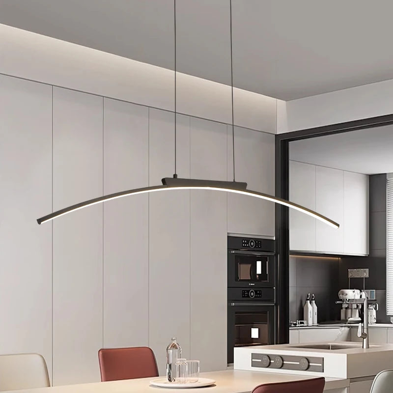 Contemporary Arc Pendant Lamp