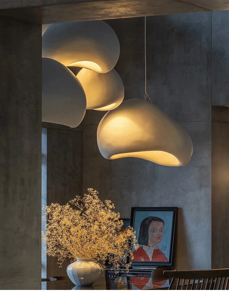 Wabi-Sabi Cement Pendant Chandelier