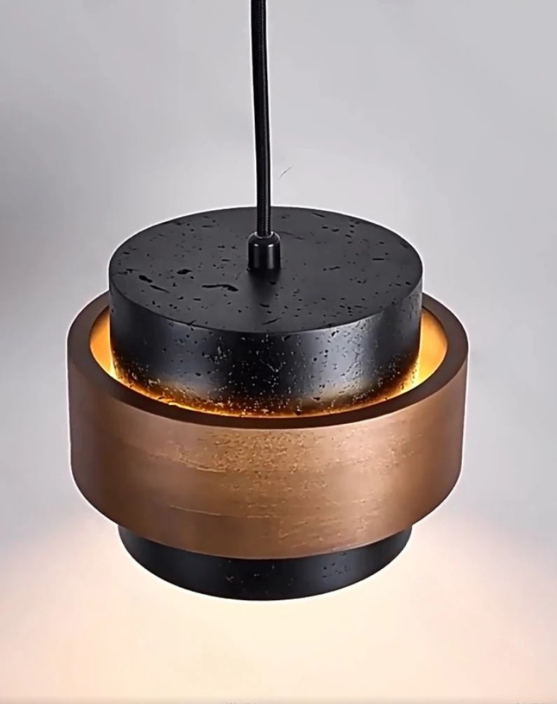 Wabi-Sabi Stone Pendant Lamp