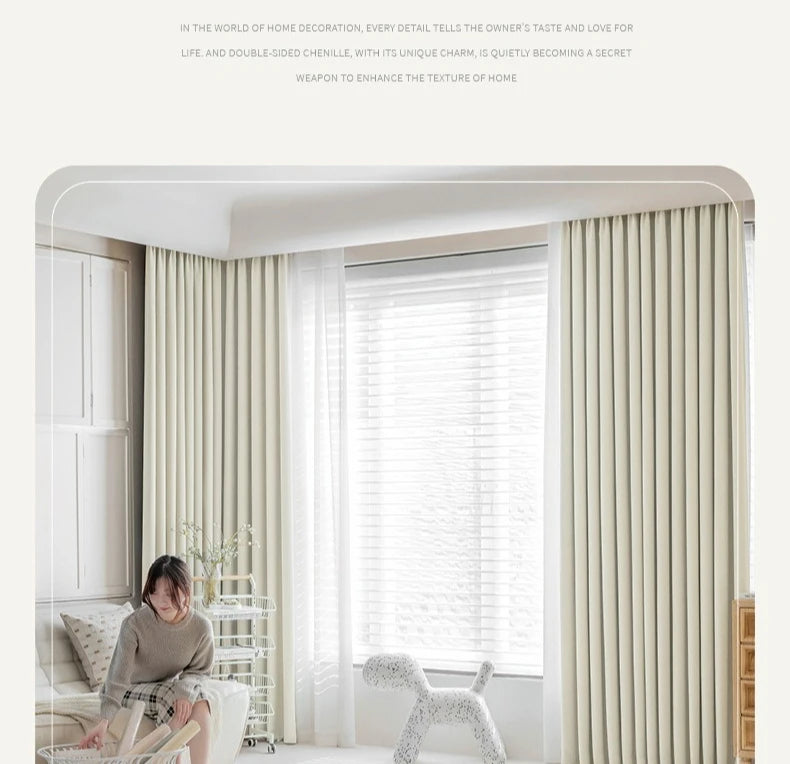 French Velvet Blackout Curtains