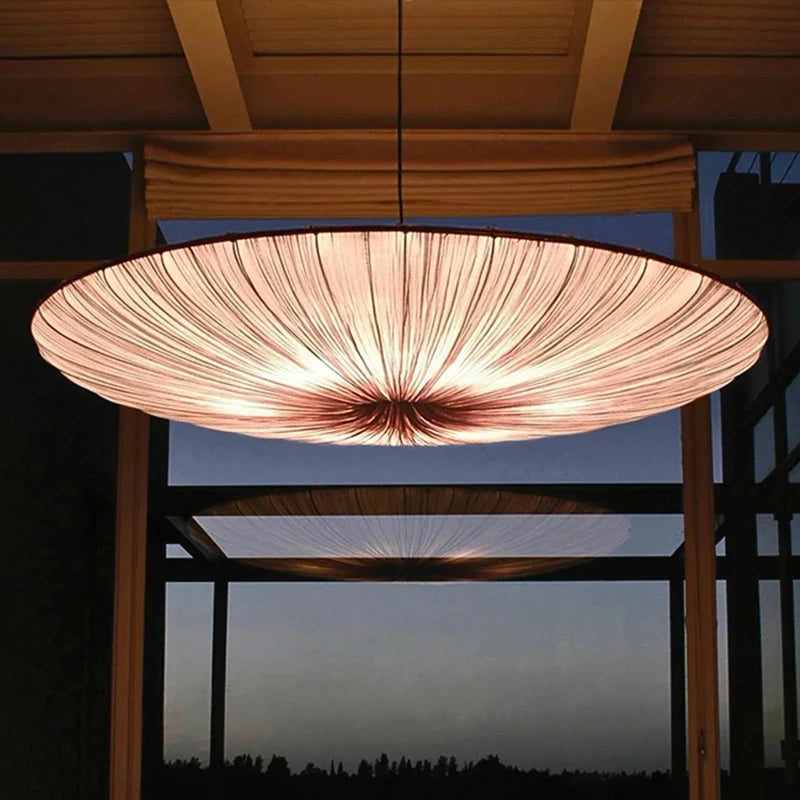 Wabi-Sabi Fabric Pendant Chandelier