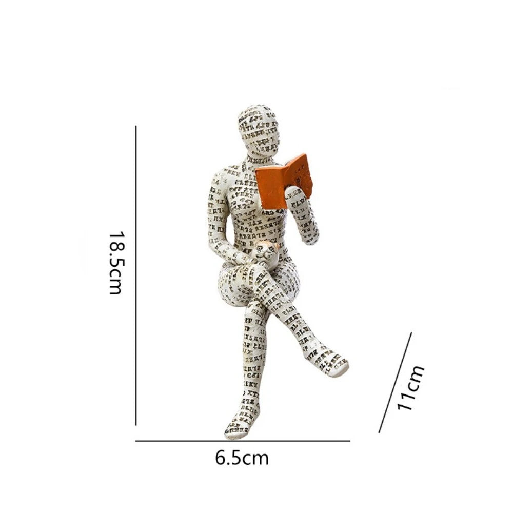 Reading Woman Figurine
