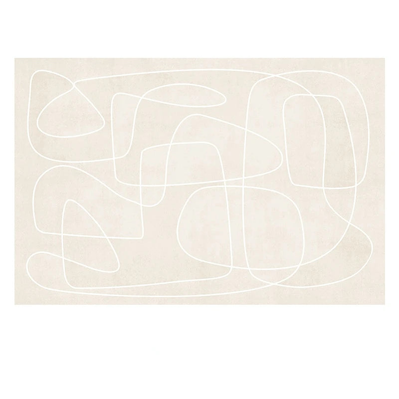 Abstract Plush Area Rug