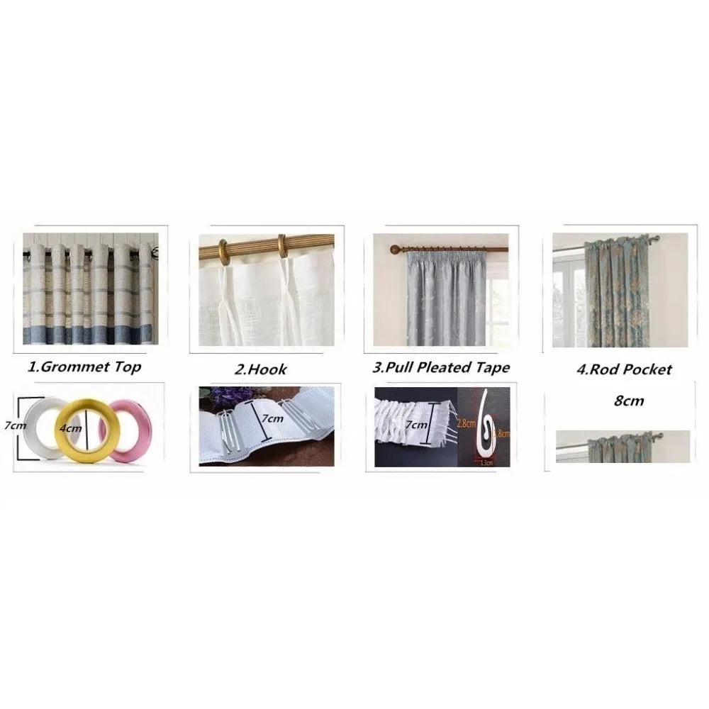 Japanese Linen-Blend Sheer Curtains
