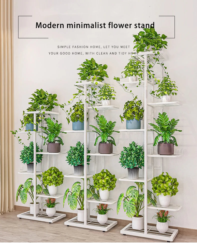 Tiered Iron Plant Stand