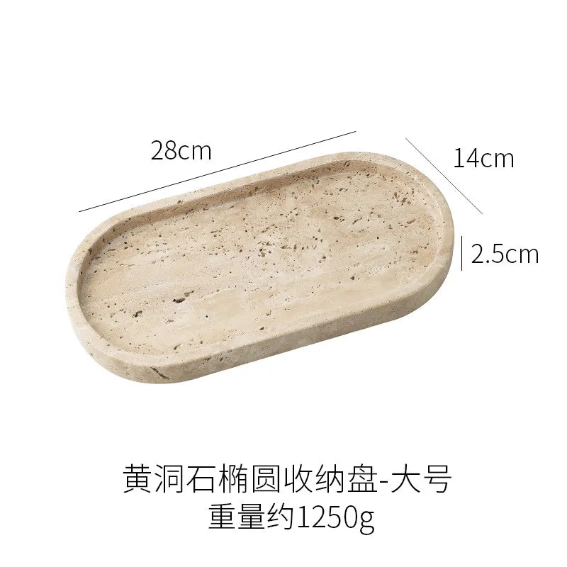 Nordic Travertine Bath Set