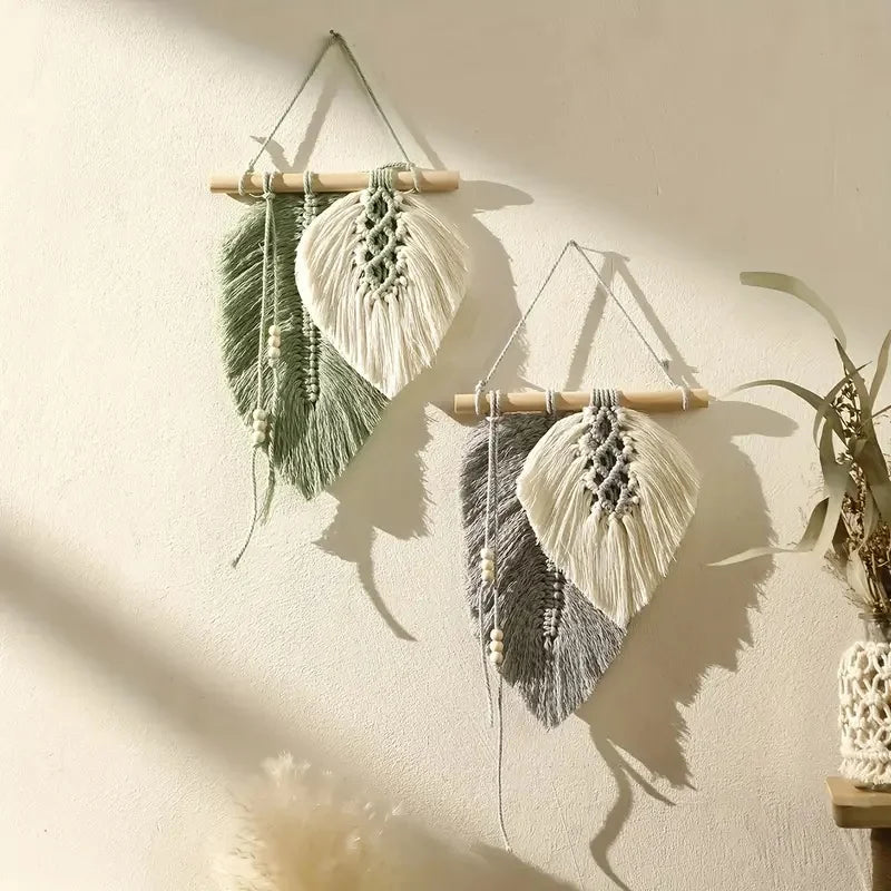 Macrame Leaf Wall Hanging