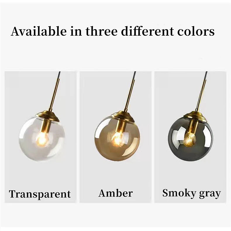 Modern Metal & Glass Chandelier