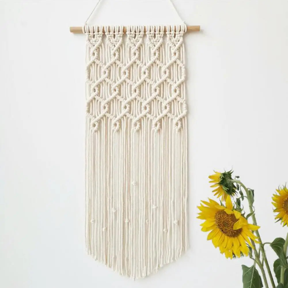 Boho Geometric Macrame Wall Hanging