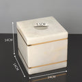 White Onyx Bathroom Set