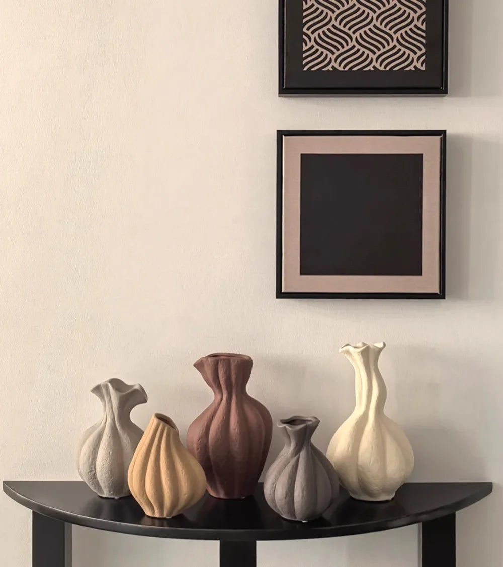 Organic Wabi-Sabi Ceramic Vase