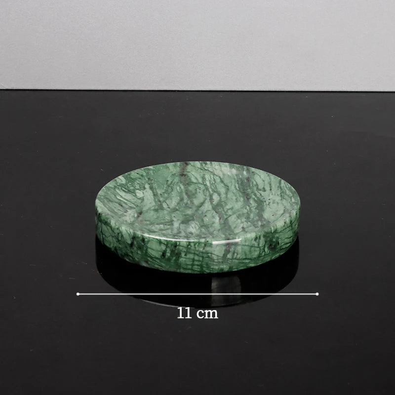 Indian Green Marble Bath Set