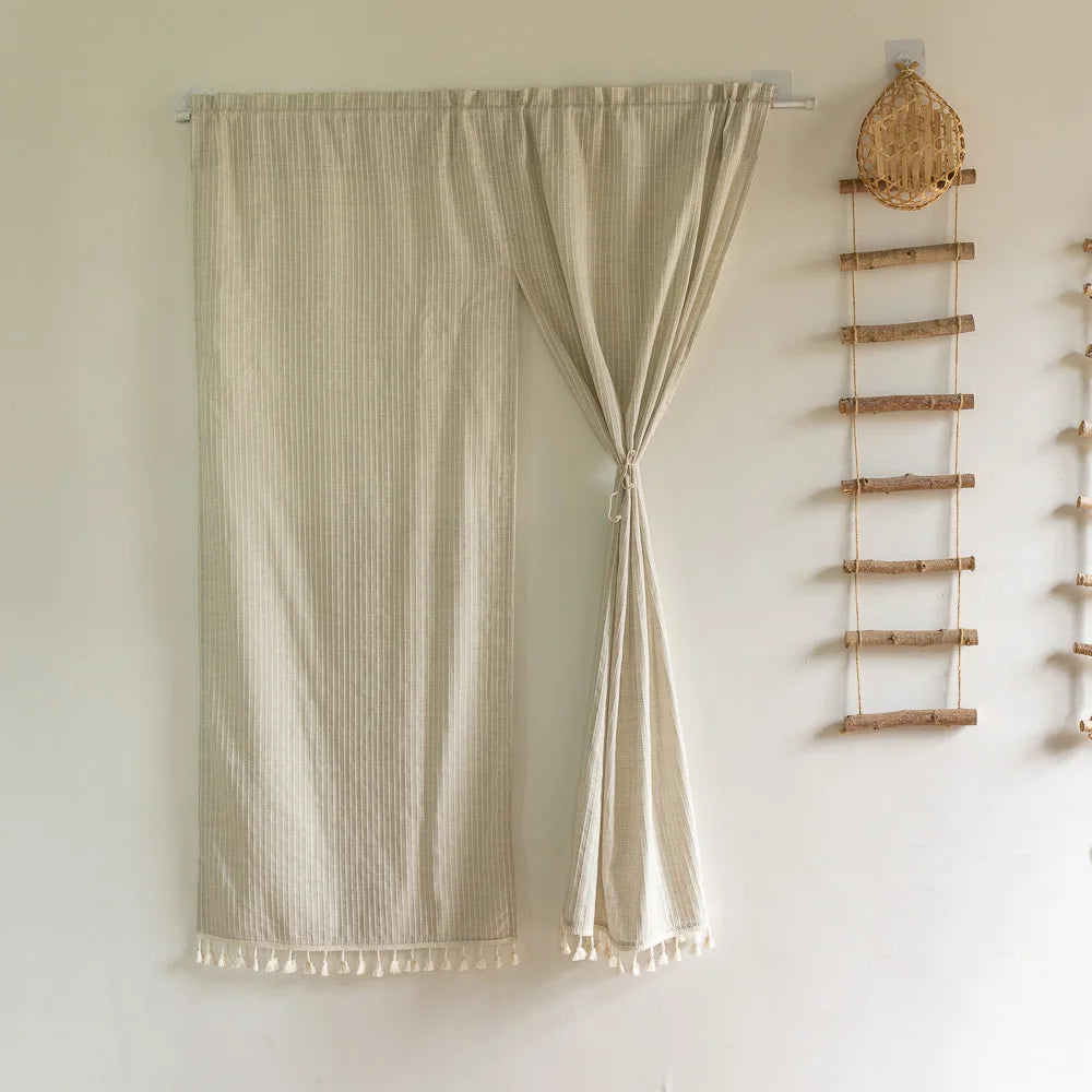 Japanese Cotton-Linen Curtains