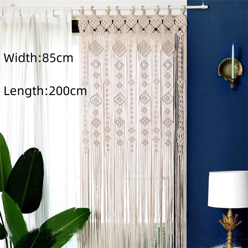 Macrame Door Curtain