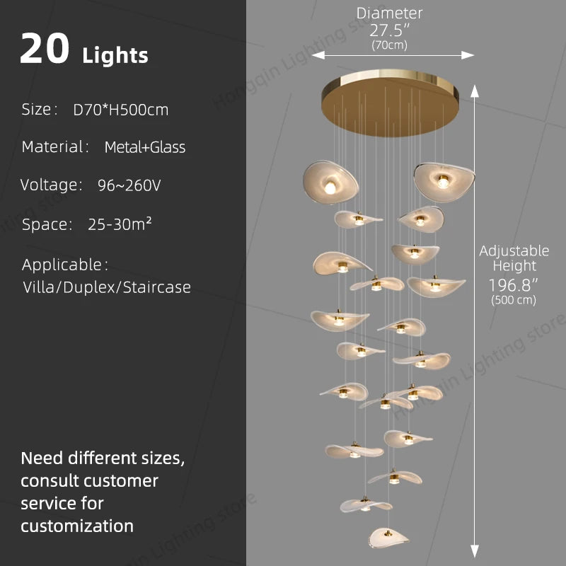 Nordic Stone Pendant Chandelier