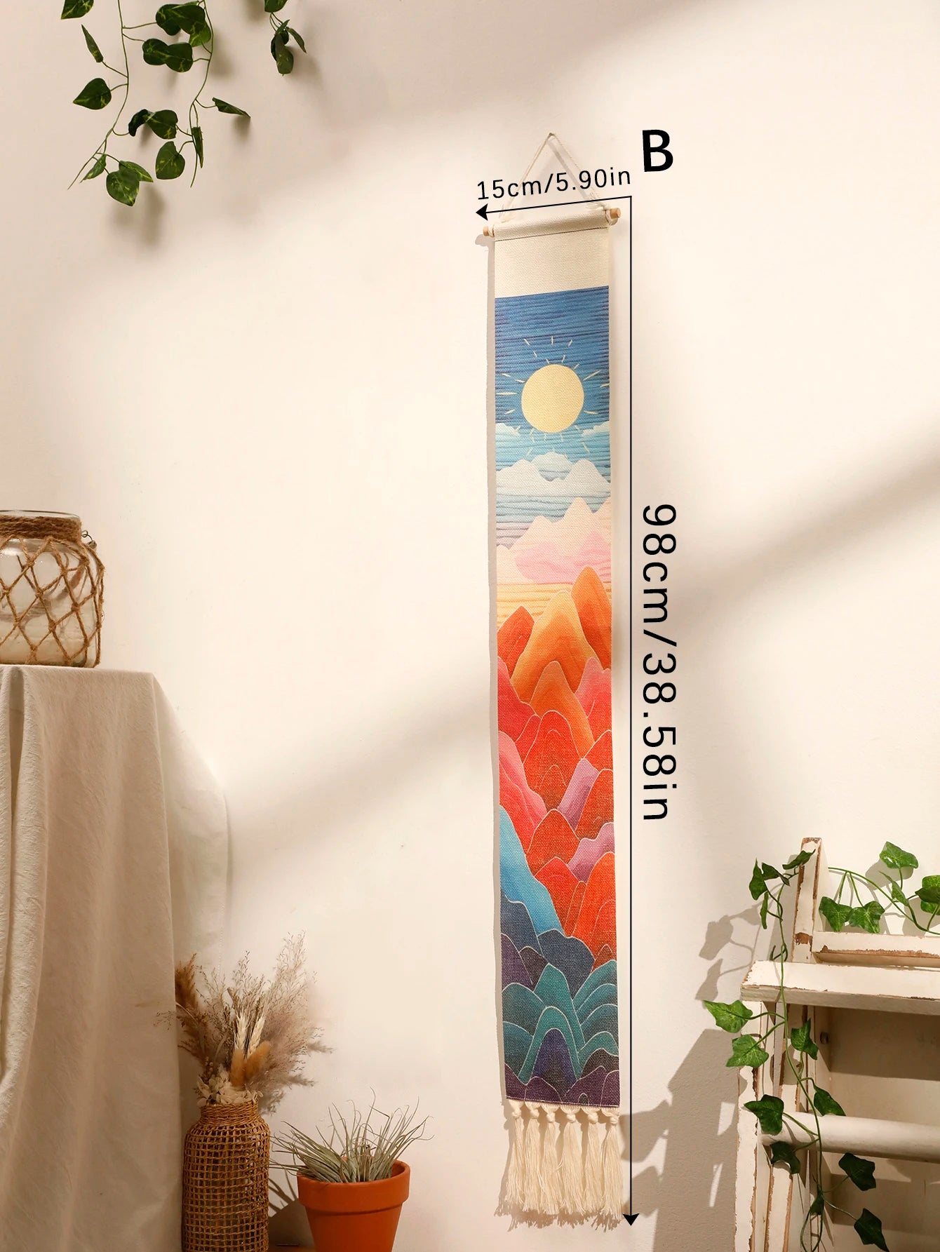 Sunset Macrame Tapestry