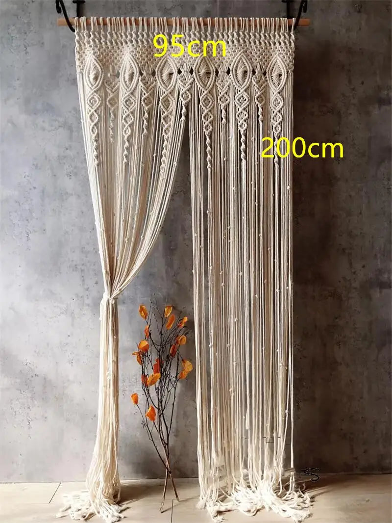 Macrame Door Curtain