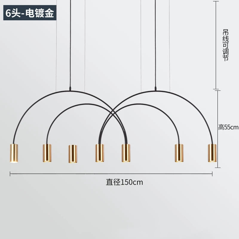 Modern Arc Pendant Lamp