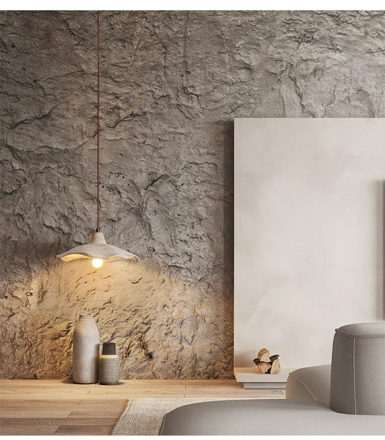 Wabi-Sabi Wood Pendant Chandelier