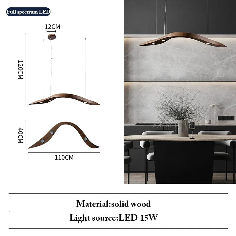 Modern Wood Pendant Lamp