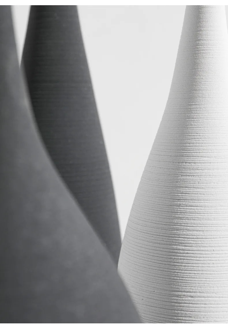Hand-Drawn Zen Art Vase